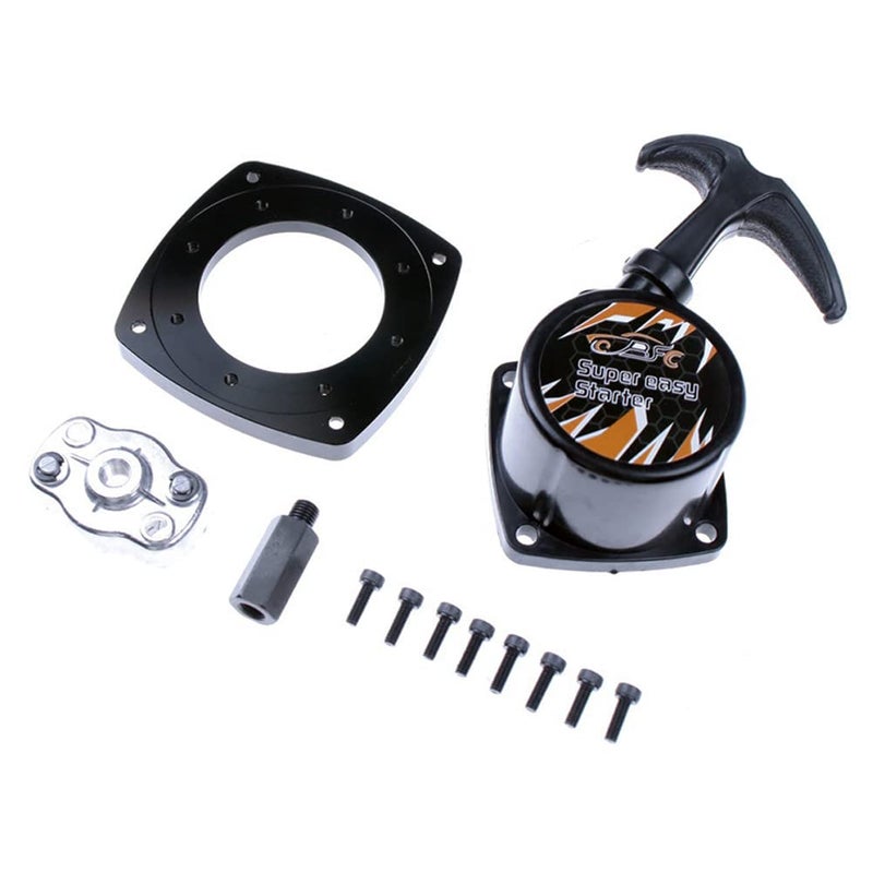 FLMLF Super Easy Pull Starter for Zenoah Chongyang 23CC 26CC 29CC Rovan 23-30.5CC Engine (Black) - Image 5